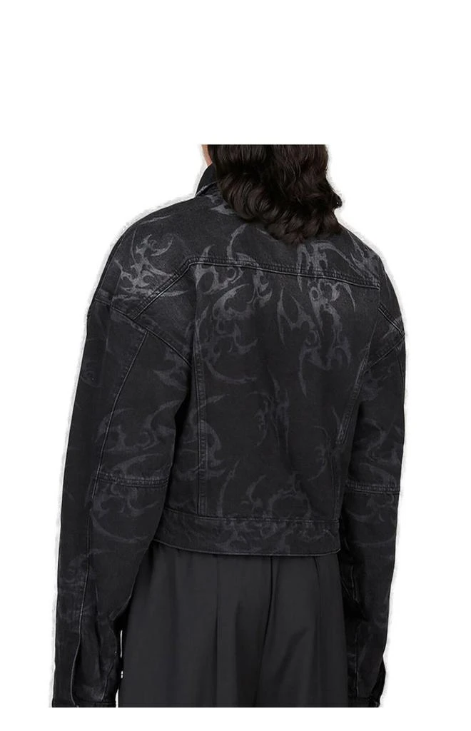 Han Kjobenhavn Han Kjobenhavn Laser Tribal Buttoned Denim Jacket 2
