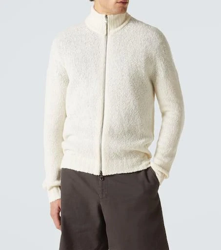 Thom Sweeney Wool and cashmere-blend zip-up sweater 3