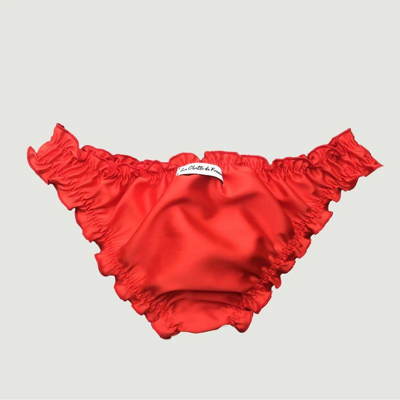 La chatte de Françoise Red satin panties Red LA CHATTE DE FRANÇOISE 2