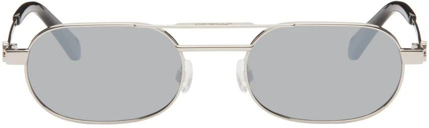 Off-White Silver Vaiden Sunglasses 1