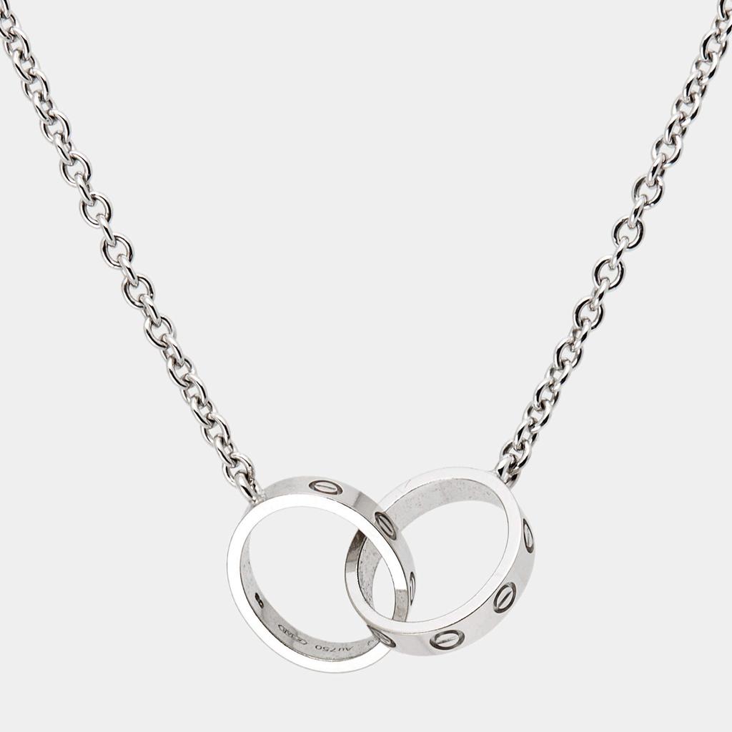 Cartier Cartier Love Interlocking Loops 18k White Gold Bracelet