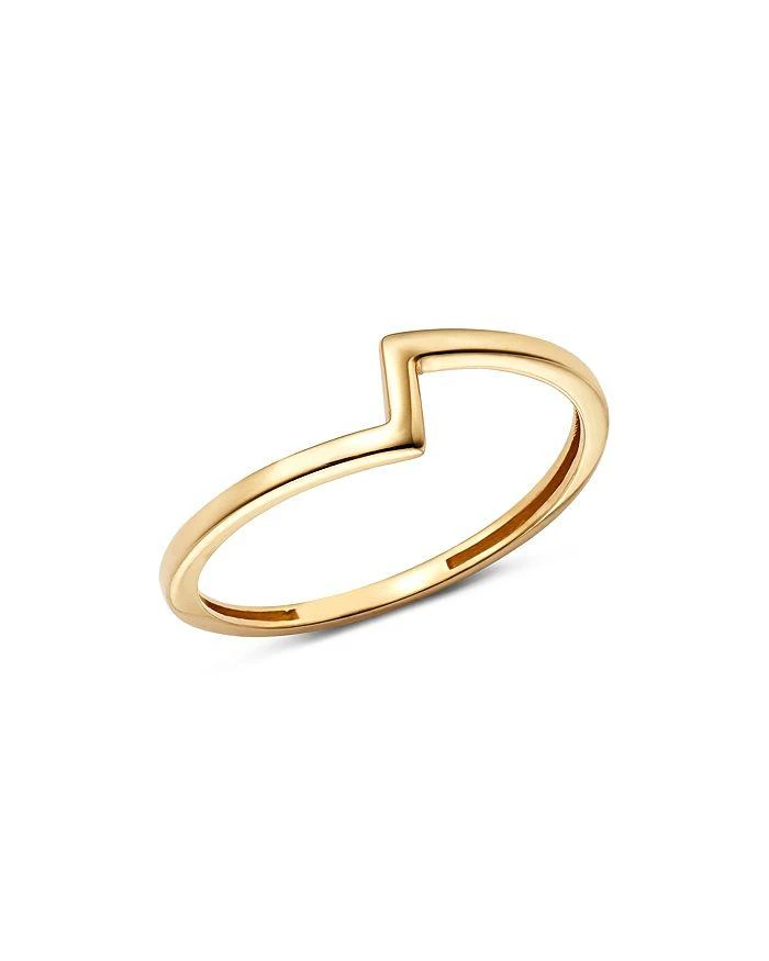 Moon & Meadow Asymmetric Band Ring in 14K Yellow Gold - Exclusive
