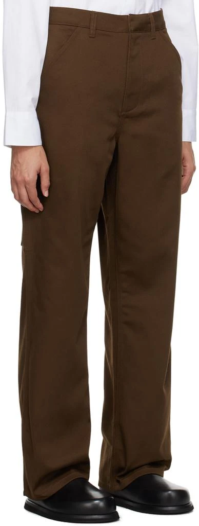 6397 Brown Workwear Trousers 2