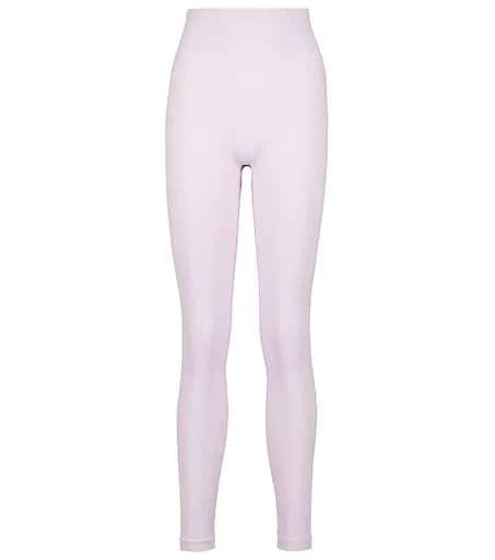 Adam Selman Sport High-rise ribbed leggings 1