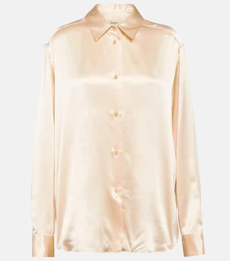 Khaite Argo silk charmeuse blouse 1