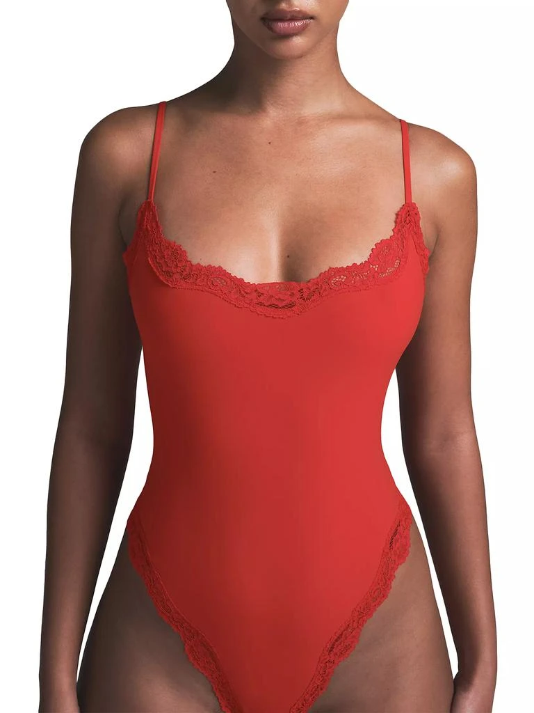 SKIMS Fits Everybody Lace Cami Bodysuit 3