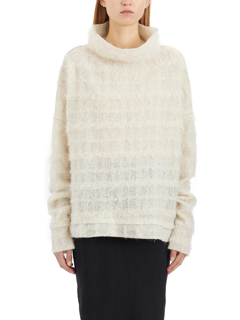MARC LE BIHAN MOHAIR AND WOOL TURTLENECK SWEATER