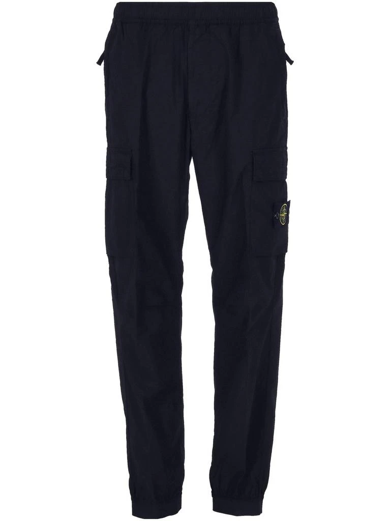 Stone Island Stone Island Compass Patch Tapered-Leg Cargo Pants 1
