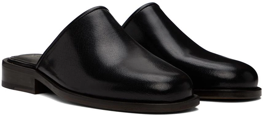 Lemaire Black Square Mules 4