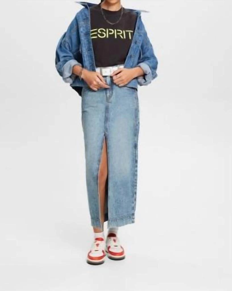 Esprit Esprit - Logo Crewneck Cotton T-shirt 4