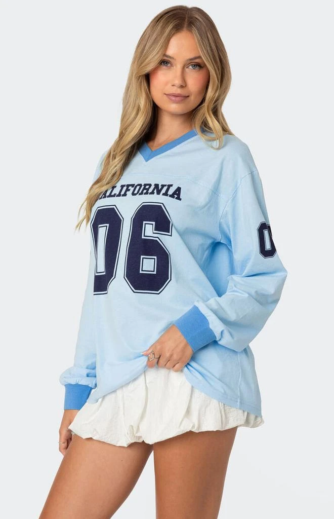Edikted 06 Oversized Long Sleeve T-Shirt 3