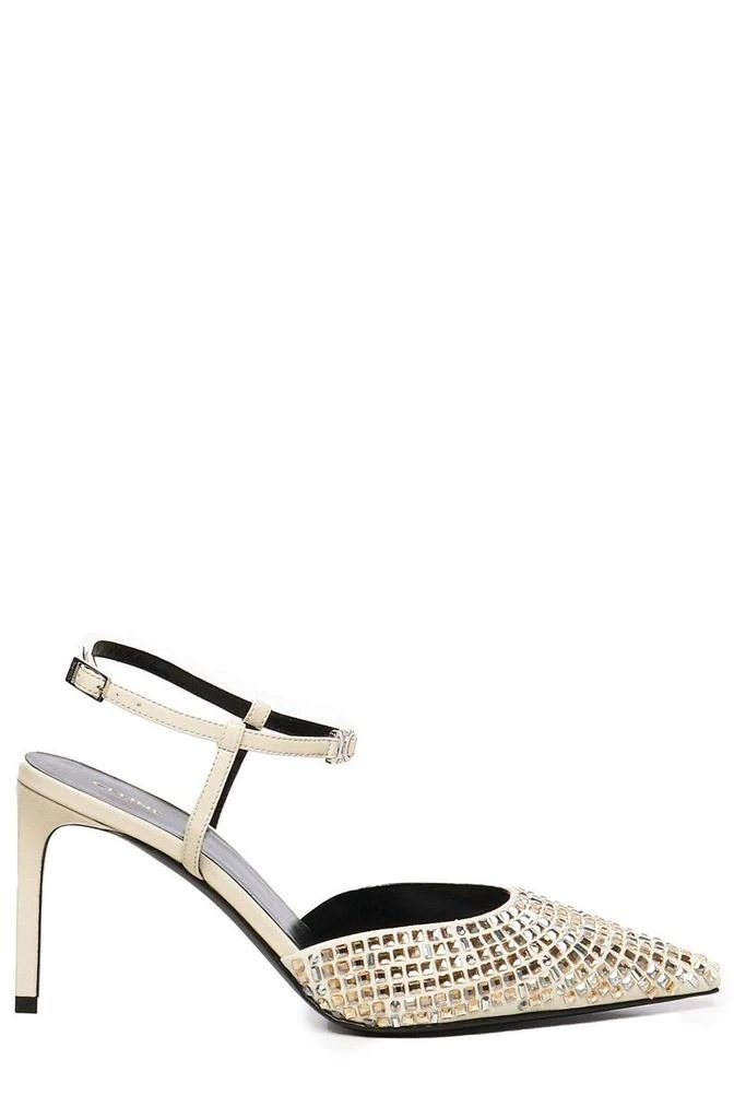 Celine Embellished Kitten Strap Pump 1