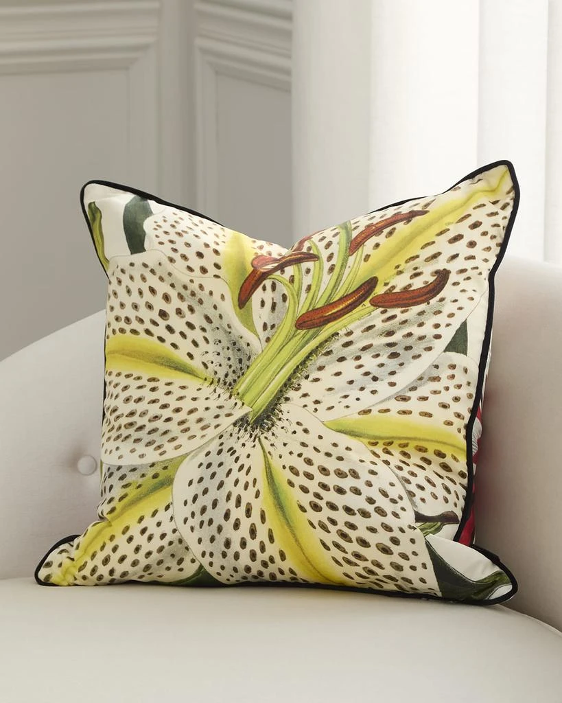 Christian Lacroix Flowered Decorative Pillow, 22" Square 3