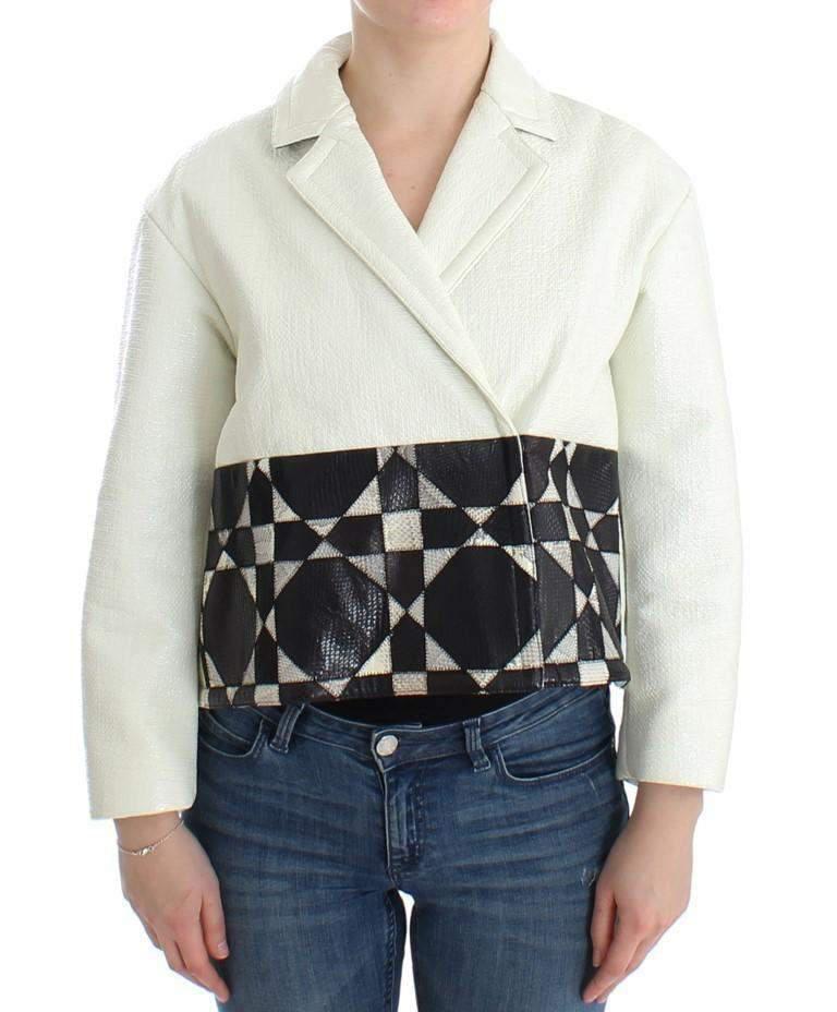 Andrea Pompilio Andrea Pompilio  Cropped Leather Jacket