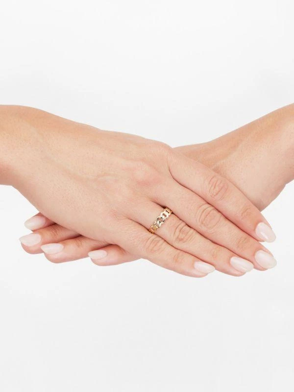 Saks Fifth Avenue 14K Yellow Gold Curb Chain Ring 4