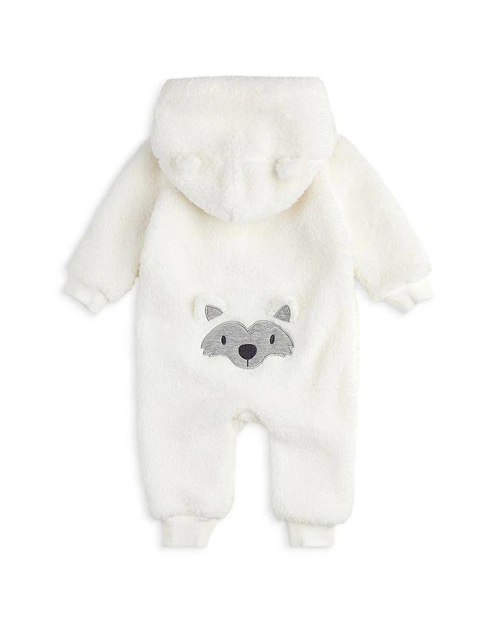 Petit Lem Unisex Husky Pup Faux Sherpa Hooded Coverall - Baby 2