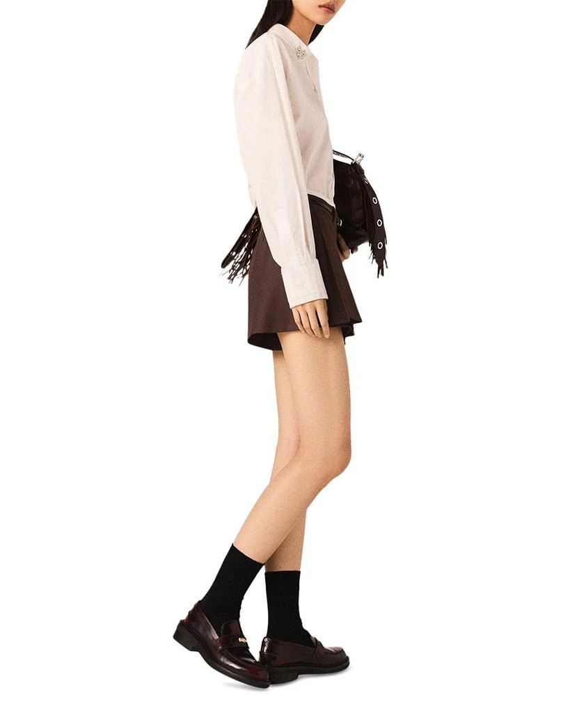 Maje Clover Belted Skort 4