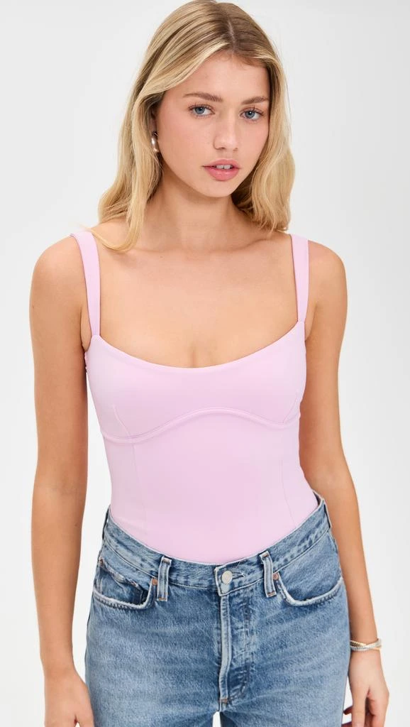 Good American Scuba Sweetheart Tank Thong Bodysuit 6