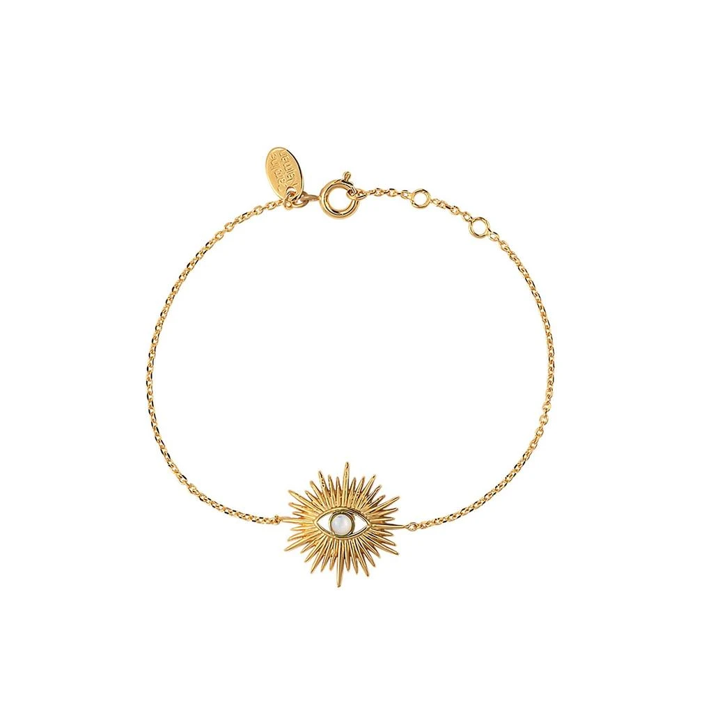 预计3周后发货 Caroline Najman Bracelet Doré Freya Nacre Blanche 1