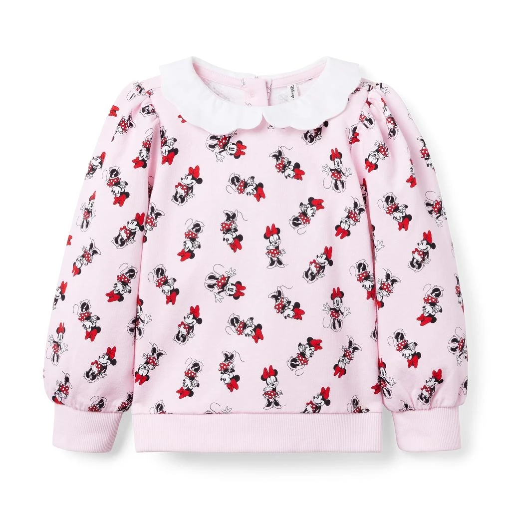 Janie and Jack Printed Minnie Mouse Sweatshirt (Toddler/Little Kids/Big Kids) 1