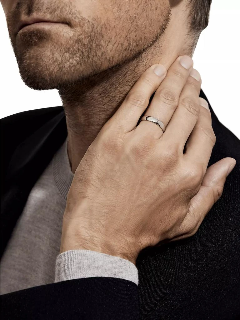 De Beers Wide Court Platinum Band 2