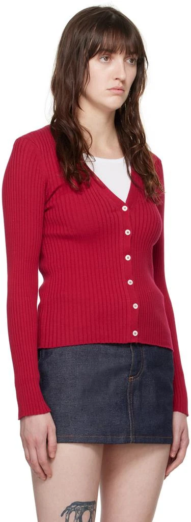 A.P.C. Red Katie Holmes Edition Ambre Cardigan 2