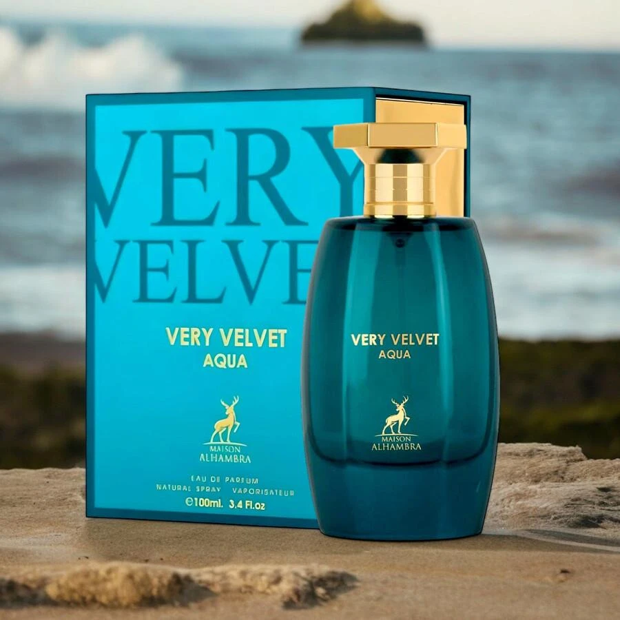 MAISON ALHAMBRA Unisex Very Velvet Aqua EDP Spray 3.4 oz Fragrances 6291108736616 3