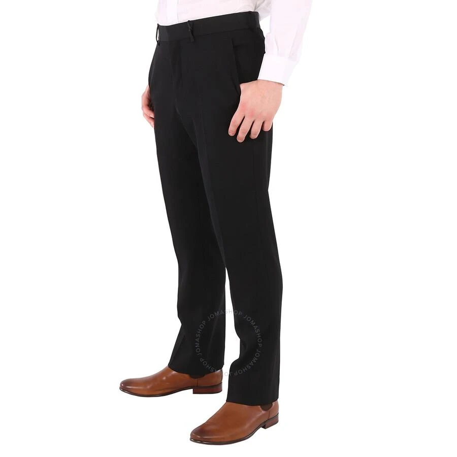 Burberry Burberry Men's Black Tailored Straight Leg Virgin Wool Pants, Brand Size 46 (Waist Size 31.1") 3