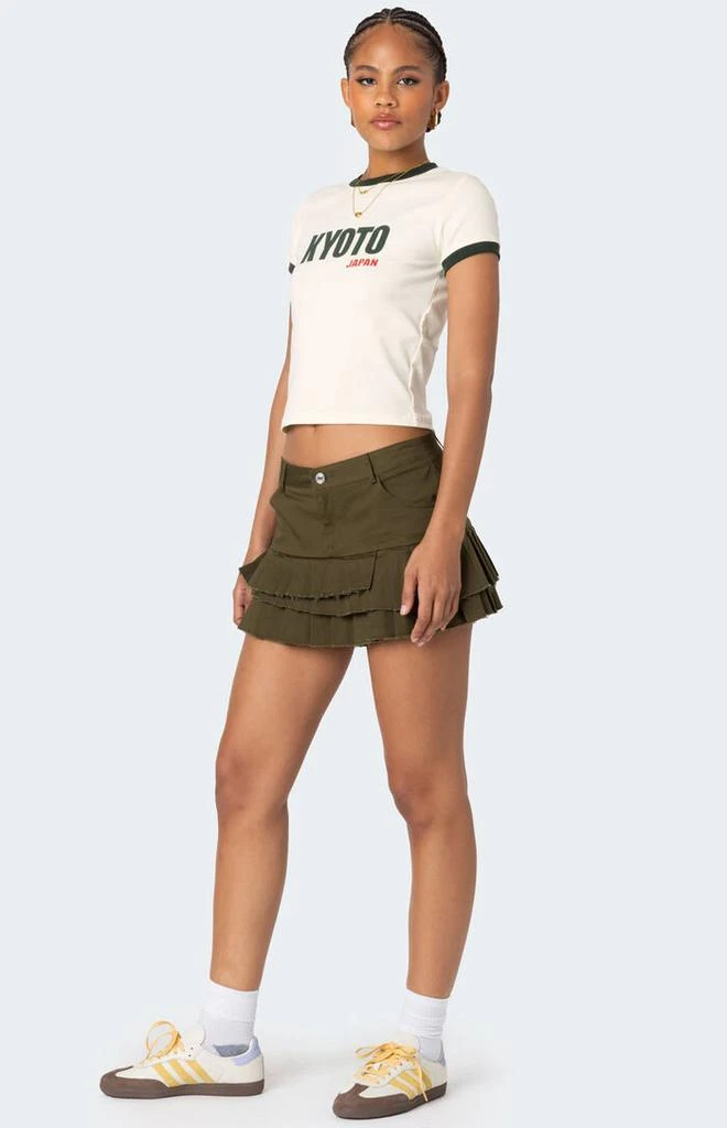 Edikted Kyoto Contrast T-Shirt 4