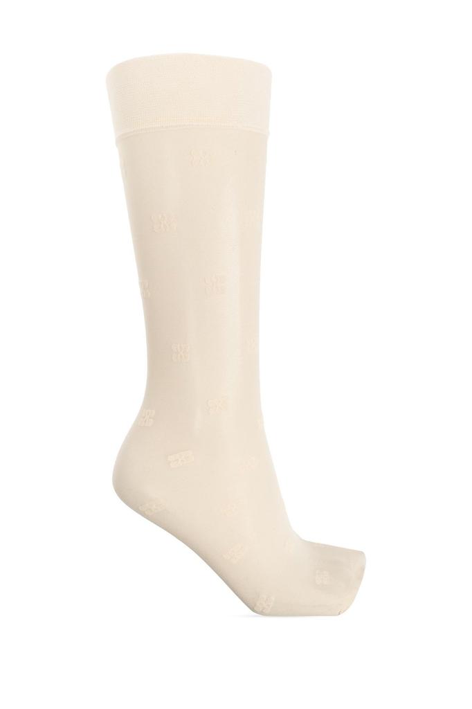 【関税&送料込】Ganni High Socks. GANNI ロゴ ソックス プレゼントにも♪ 関税・送料込 国内発送
