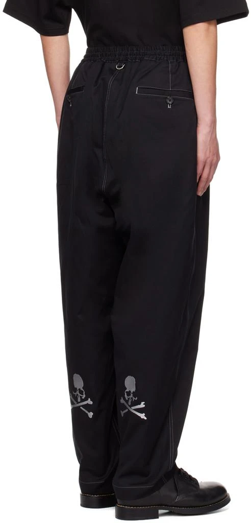 mastermind JAPAN Black Drawstring Trousers 3