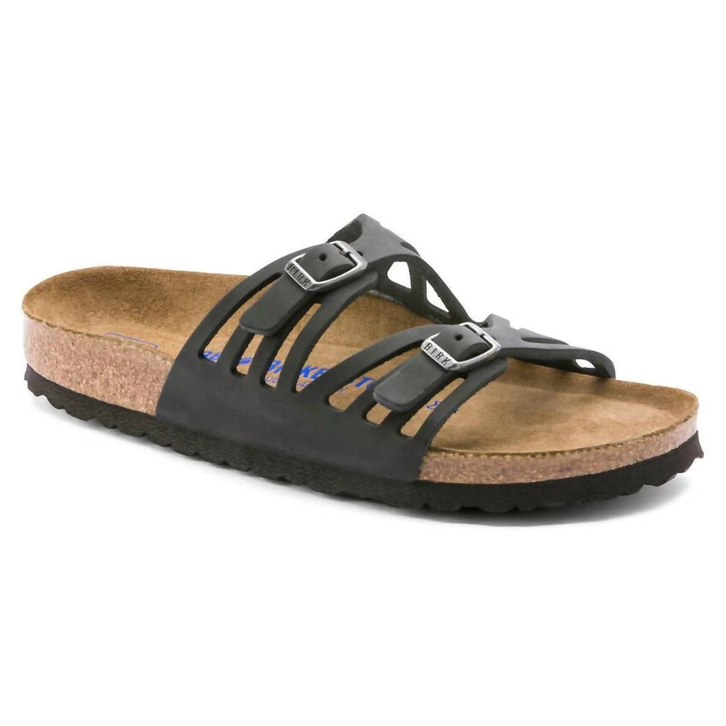 Birkenstock Birkenstock - Women's Granada Soft Footbed Oiled Leather Sandals 1
