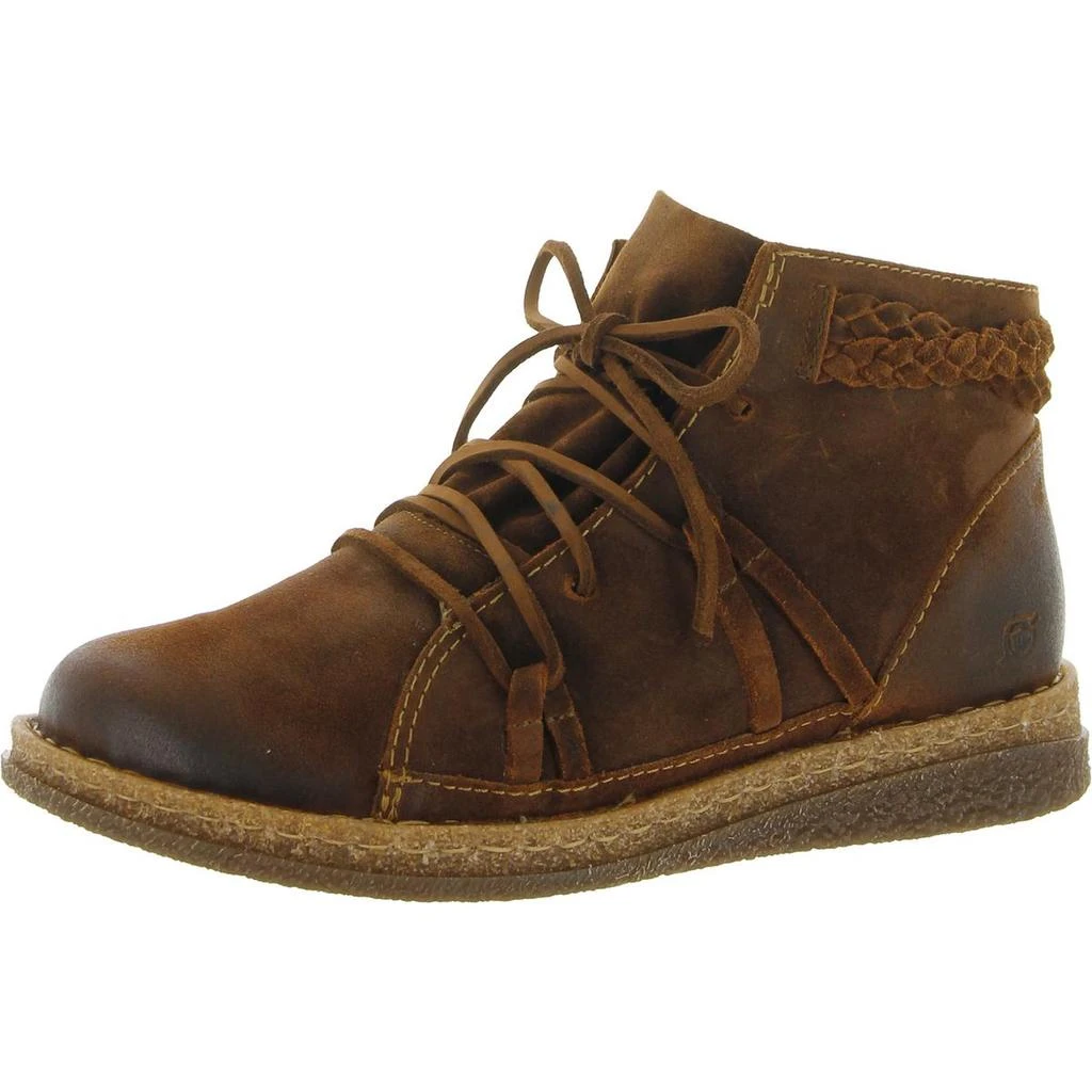 Born Temple II Womens Distressed Leather Ankle Boots 1