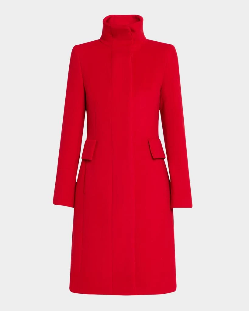 Akris Duffle Knee-Length Wool Coat 1