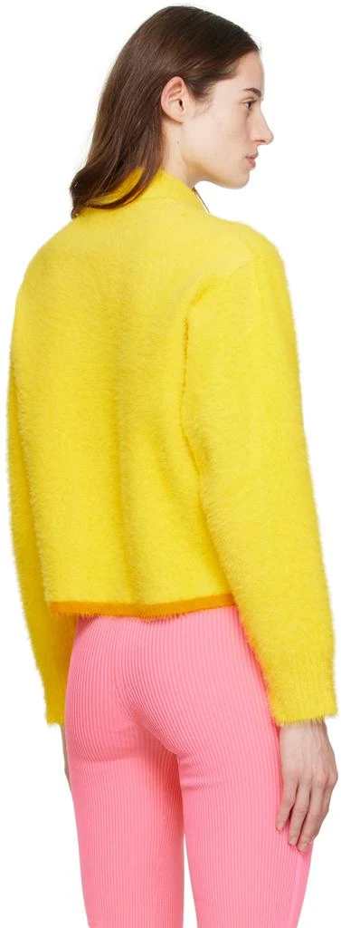 Jacquemus Yellow  'Le Polo Neve' Long Sleeve Polo 3