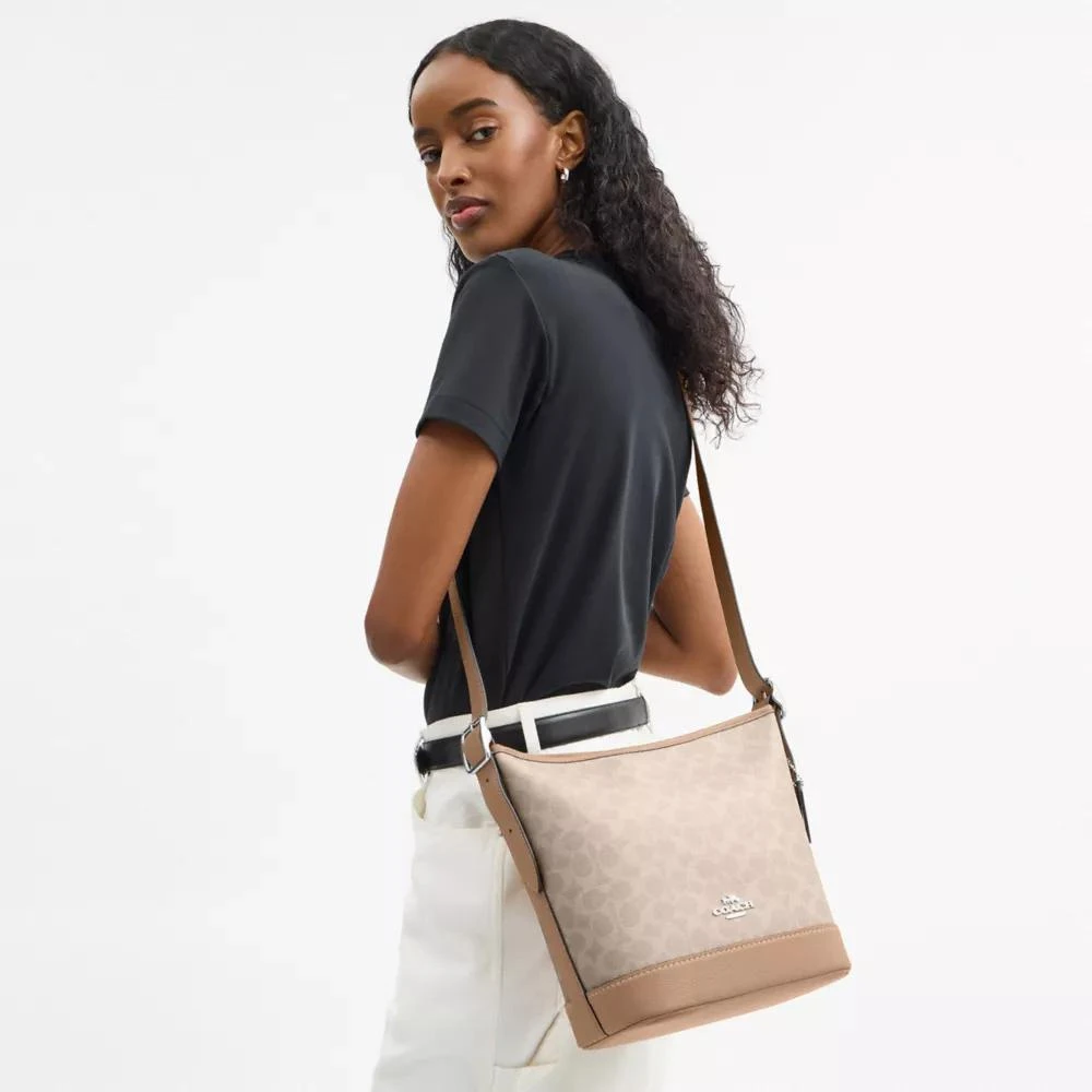 Coach Jude Duffle Bag In Signature Canvas 2