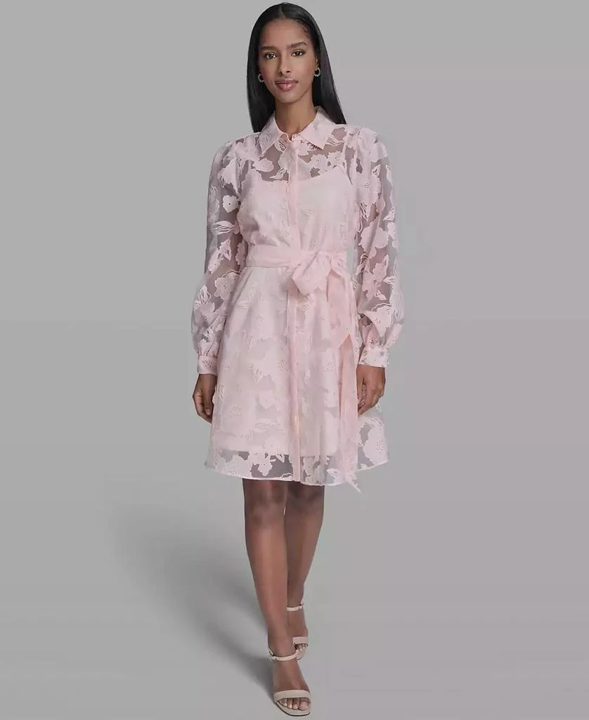 karl lagerfeld satin shirt dress K/Signature beach shirt dress | White | Women | KARL LAGERFELD