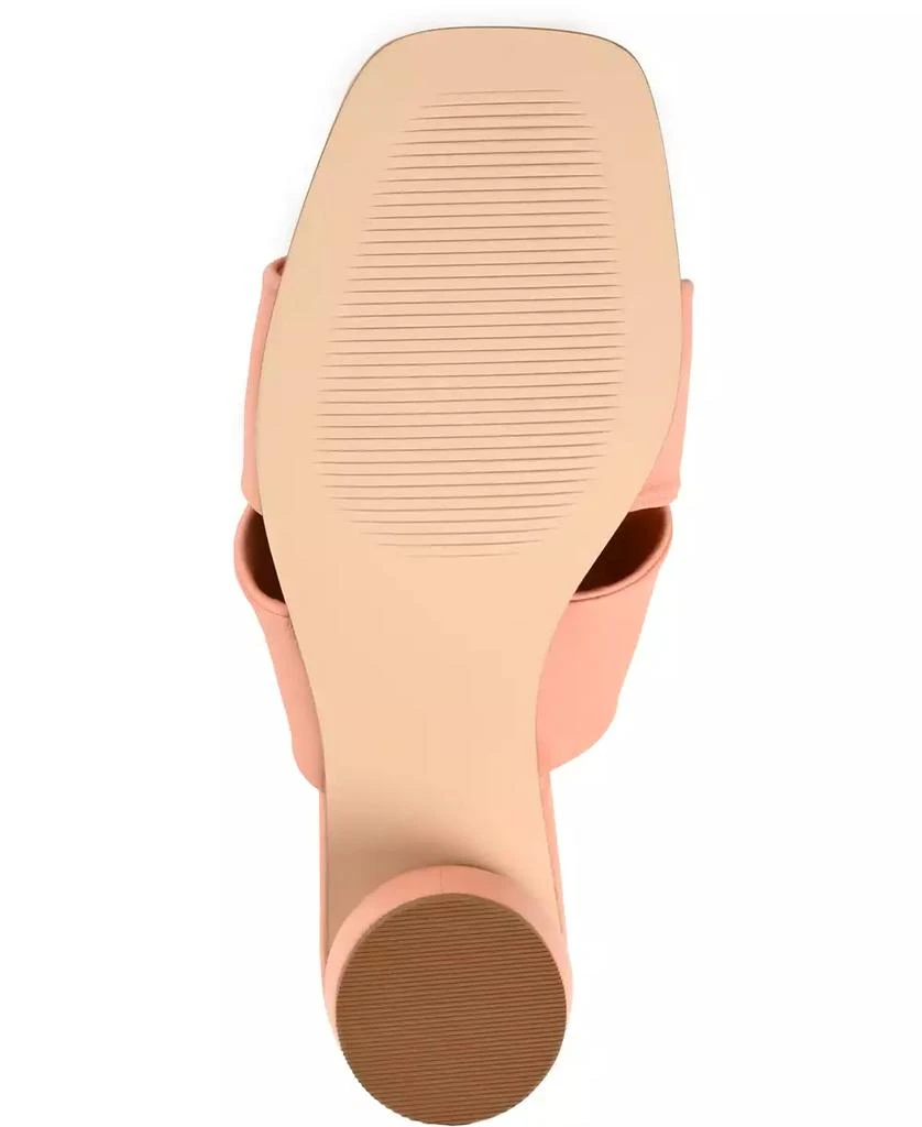 Journee Signature Women's Charlize Twisted Slip On Dress Sandals 5