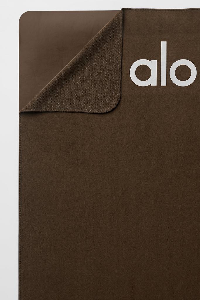 Alo Grounded No-Slip Mat Towel - Espresso