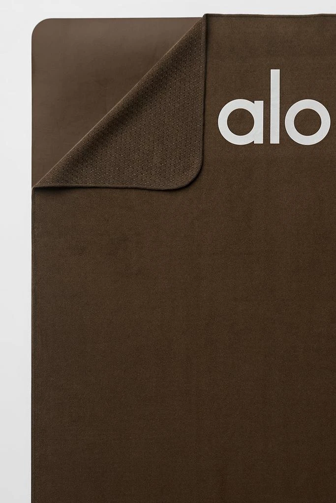 Alo Yoga Grounded No-Slip Mat Towel - Espresso 2