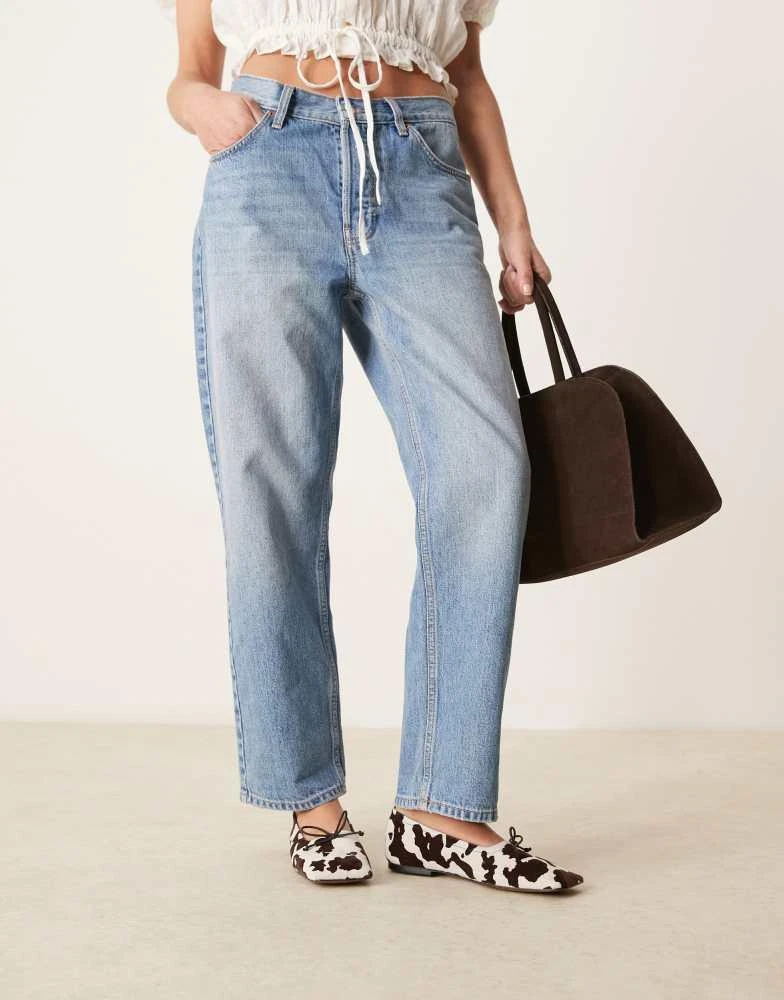 ASOS ASOS DESIGN Lotus premium suede ballets in cow print 4