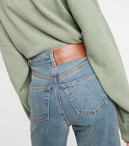 Loewe Anagram high-rise cropped jeans 5