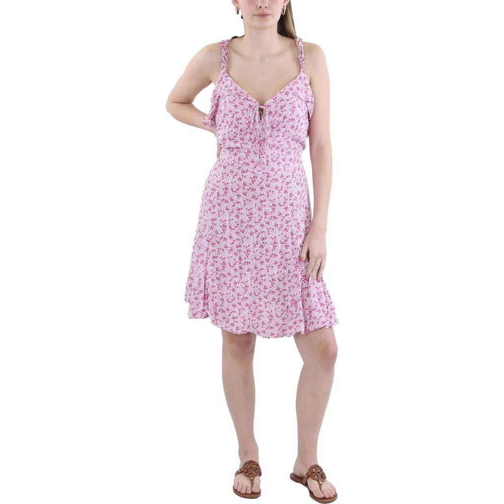 City Chic Womens Floral Print Viscose Sundress 1