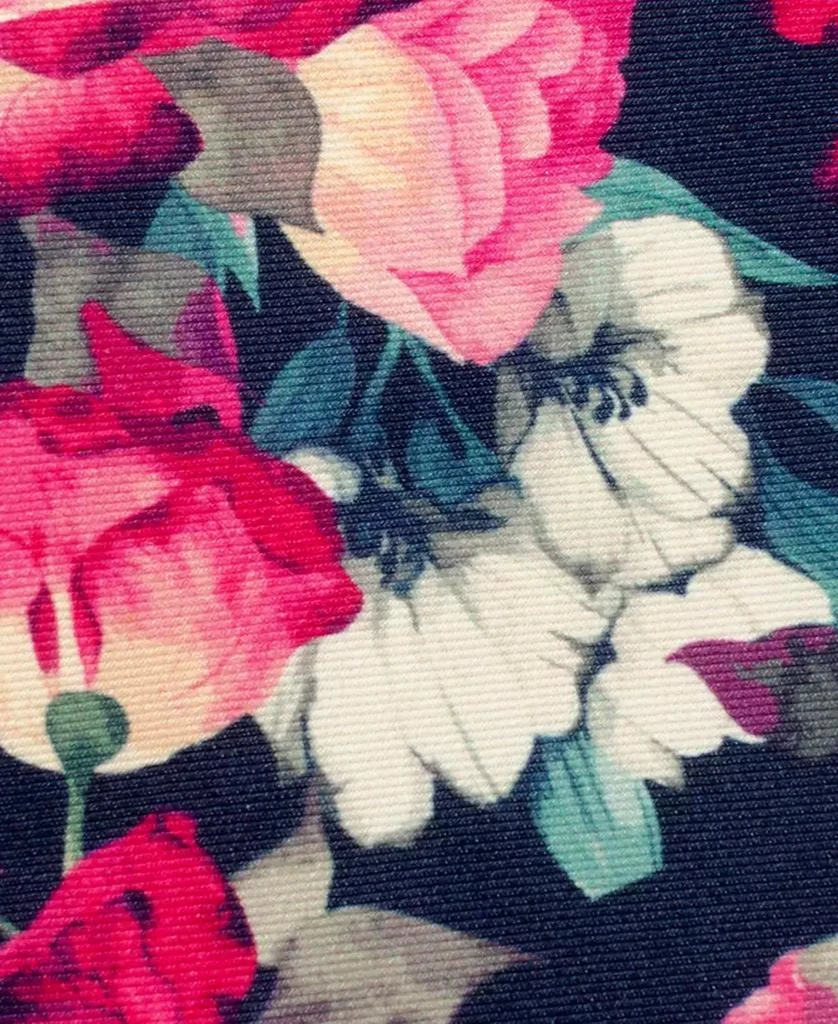 Ox and Bull Trading Co. Men's Painted Floral Silk Tie 3