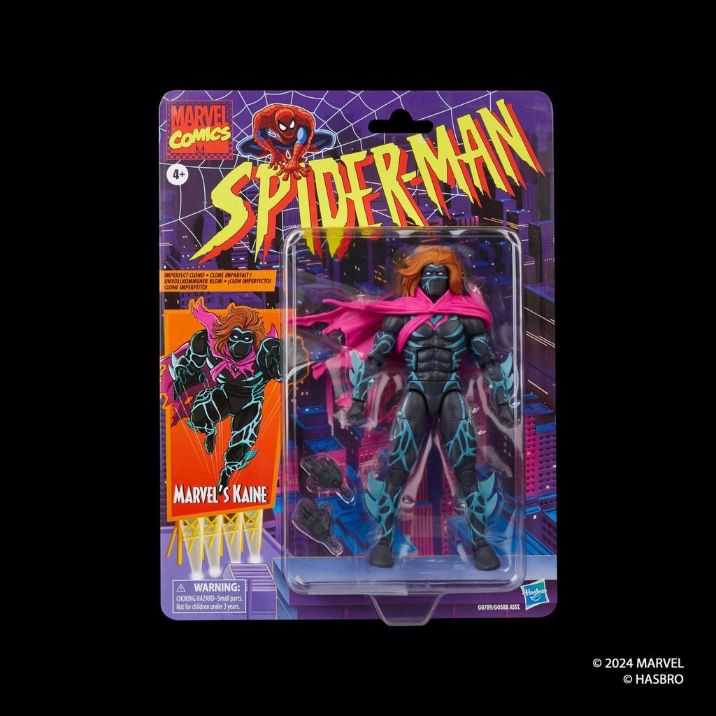 undefined Marvel Legends Series Marvel's Kaine, Retro Comics Collectible 6-Inch Scale Action Figure
