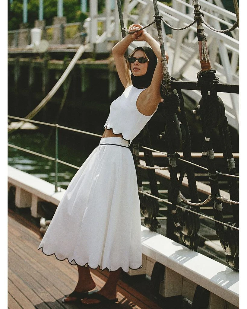French Connection Alexis Midi Skirt 8