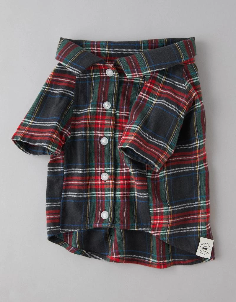 AE ABO Plaid Collared Dog Shirt 1
