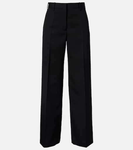 Jil Sander Low-rise wool straight pants 1