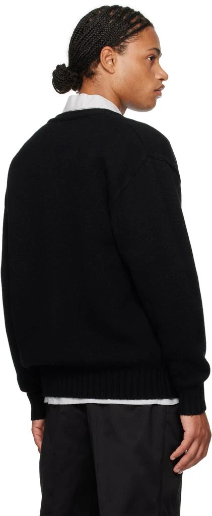 Wacko Maria Black Classic Knit Cardigan 3
