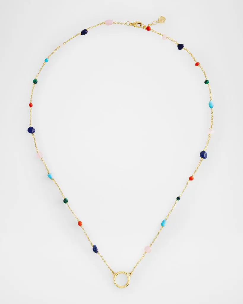 Anabel Aram Jewelry Milos Long Chain Necklace